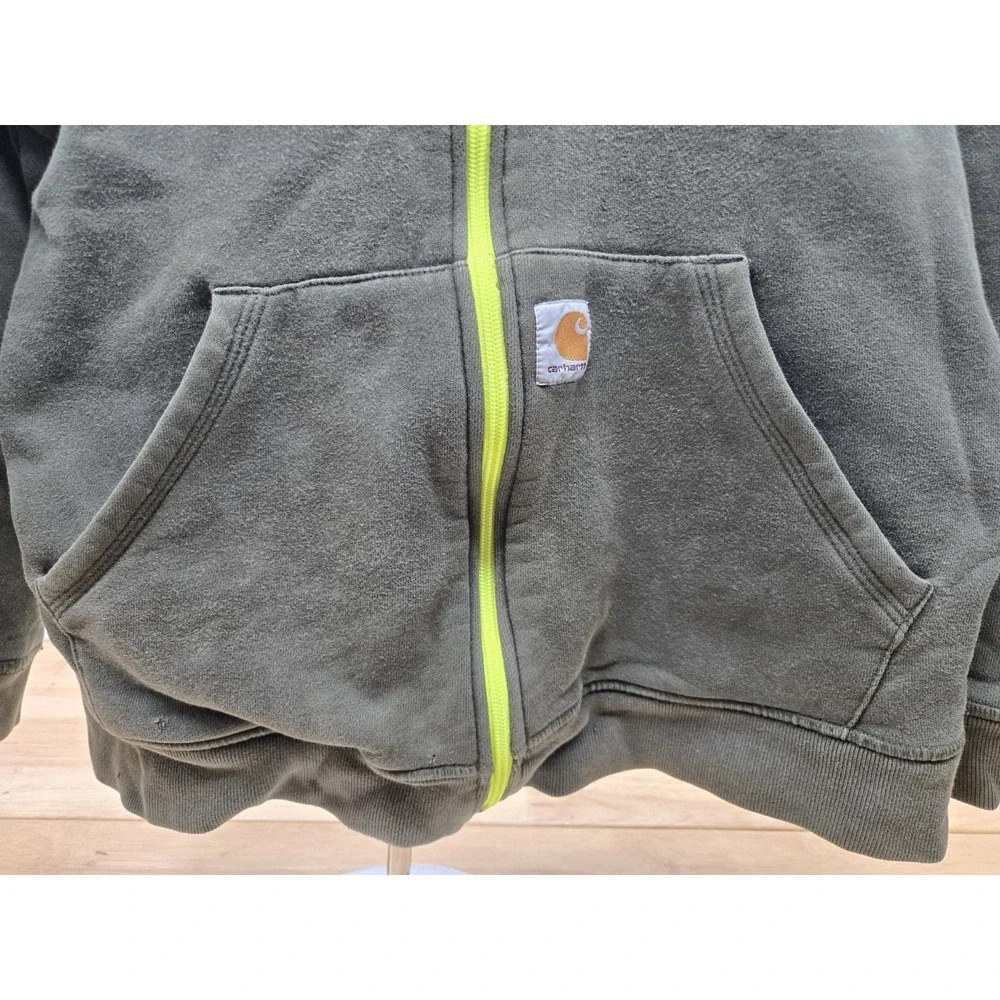 Carhartt Kids Hooded Reversible Jacket XL(18/20) Olive Green/Camo Realtree